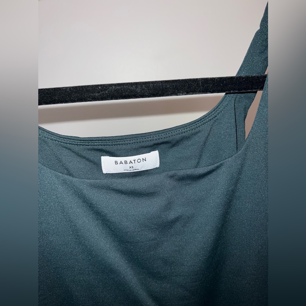 Aritzia Babaton Green Bodysuit